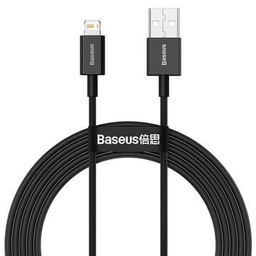 Baseus Superior Series Lightning Kabel - 2m - Schwarz