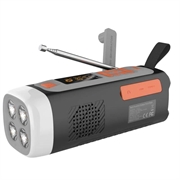 Camping-Handkurbel-Solarradio/Bluetooth-Lautsprecher LR-7A - 4500mAh, AM/FM/SW