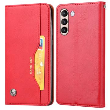 Card Set Serie Samsung Galaxy S24+ Wallet Hülle - Rot