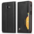 Card Set Serie Samsung Galaxy J6+ Wallet Schutzhülle - Schwarz