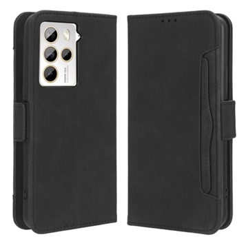 HTC U23/U23 Pro Wallet Hülle mit Kartenhalter - Schwarz