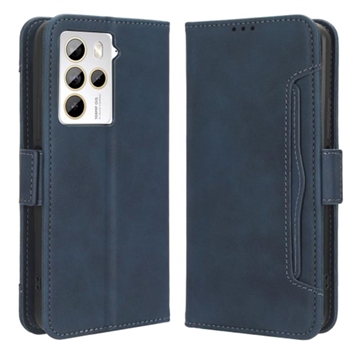 HTC U23/U23 Pro Wallet Hülle mit Kartenhalter - Blau