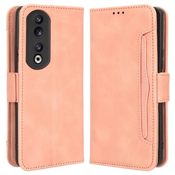 Honor 90 Wallet Hülle mit Kartenhalter - Rosa