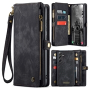 Samsung Galaxy S24 FE Caseme 008 2-in-1 Multifunktions Wallet Hülle - Preto