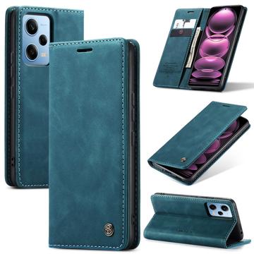 Xiaomi Redmi Note 12 Caseme 013 Serie Schutzhülle mit Geldbörse - Blau