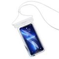 Transparente universelle wasserdichte IPX8-Tasche/Trockentasche - 7" - Weiß