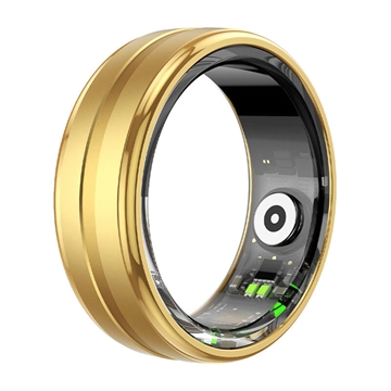 Colmi R06 Smart Ring mit Bluetooth 5.0 - Dänisch, Schwedisch, Englisch Sprachen - 19.8mm - Gold