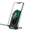 DUZZONA W2 15W Foldable Wireless Charger Handy-Ständer Ladepad Qi Wireless Charging Dock (CE,RoHS,FCC,UKCA)