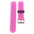 Zweifarbiges Garmin Forerunner 235/630/735 Silikon Sportarmband - Pink / Schwarz