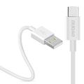 Dudao L1T USB-A / USB-C Kabel - 3A, 1m - Weiß