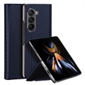 Samsung Galaxy Z Fold5 Dux Ducis Bril Flip Hülle - Blau