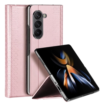 Samsung Galaxy Z Fold5 Dux Ducis Bril Flip Hülle (Offene Verpackung - Ausgezeichnet) - Rosa