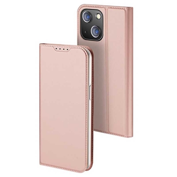 iPhone 15 Dux Ducis Skin Pro Flip Hülle - Rosa