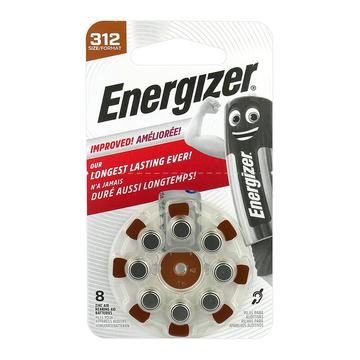 Energizer 312/PR41 Hörgerätebatterien - 8 Stück.