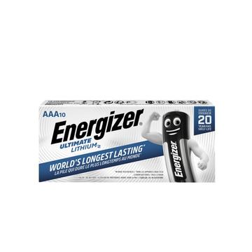 Energizer Ultimate Lithium LR03/AAA Batterien - 10 Stück.