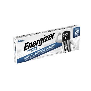 Energizer Ultimate Lithium LR6/AA-Batterien - 10 Stück.