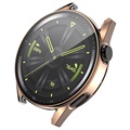 Enkay Huawei Watch GT 3 Cover mit Panzerglas - 42mm - Roségold