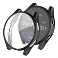 Enkay Samsung Galaxy Watch5 TPU Hülle mit Displayschutzfolie - 44mm - Schwarz