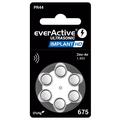 EverActive Ultraschall-Implantat HD 675/PR44 Hörgerätebatterien - 6 Stück.