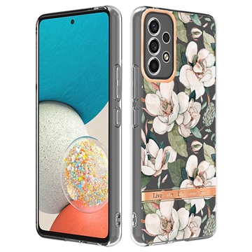 Flower Serie Samsung Galaxy A53 5G TPU Hülle - Grüne Gardenie