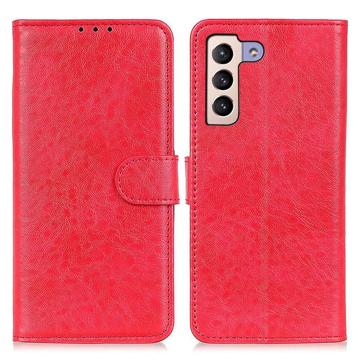 Samsung Galaxy S23+ 5G Wallet Schutzhülle mit Ständer - Rot