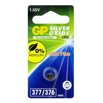 GP Ultra Plus Silberoxid 377/SR66 Knopfzellenbatterie