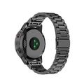 Garmin Fenix 5S/5S Plus/6S/6S Plus/7S Edelstahl Band - Schwarz