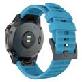 Garmin Fenix 7X/6X GPS/6X Pro Softes Silikonarmband - Blau