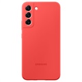 Samsung Galaxy S22+ 5G Silikon Cover EF-PS906TPEGWW - Rot Leuchten