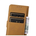 Glam Series Samsung Galaxy S21 FE 5G Wallet Hülle - Blühender Baum / Grün