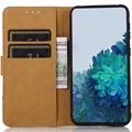 Glam Series Samsung Galaxy S21 FE 5G Wallet Hülle - Eulen