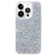 iPhone 15 Pro Max Glitter Flakes TPU Hülle