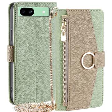 Google Pixel 8a Makeup Spiegel Wallet Case w. Schultergurt