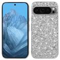 Google Pixel 9/9 Pro Glitter Serie Hybrid Hülle - Silber