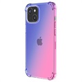 Gradient Stoßfeste iPhone 14 Max TPU Hülle - Blau / Pink