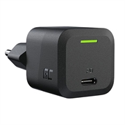 Green Cell Power GaN Ladegerät 33W - Kompaktes USB-C Schnellladegerät für Laptop, MacBook, iPhone, Tablet, Nintendo Switch - Schwarz