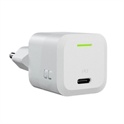 Green Cell Power GaN Ladegerät 33W - Kompaktes USB-C Schnellladegerät für Laptop, MacBook, iPhone, Tablet, Nintendo Switch - Weiß