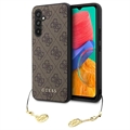 Guess 4G Charms Collection Samsung Galaxy A54 5G Hybrid Case - Braun