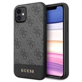 Guess 4G Stripe iPhone 11 Hybrid Hülle - Grau