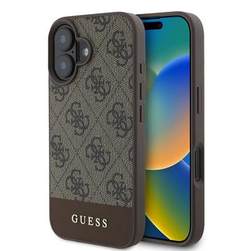 iPhone 16 Guess 4G Stripe Hybrid Hülle