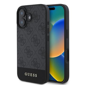 iPhone 16 Guess 4G Stripe Hybrid Hülle