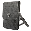 Guess 4G Triangle Logo Smartphone Schultertasche - Schwarz