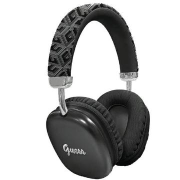 Guess G Cube Metallic Script Logo On-Ear Wireless Kopfhörer - Schwarz