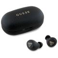 Guess Grained Classic Logo True Wireless Ohrhörer - Schwarz