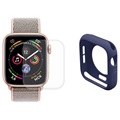 Hat Prince Apple Watch Series SE/6/5/4 Full Schutz-Set - 40mm - Dunkel Blau