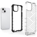 Honeycomb Armored iPhone 14 Hybrid Hülle - Transparent