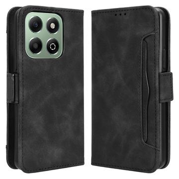 Honor X6b Wallet Hülle mit Kartenhalter - Schwarz