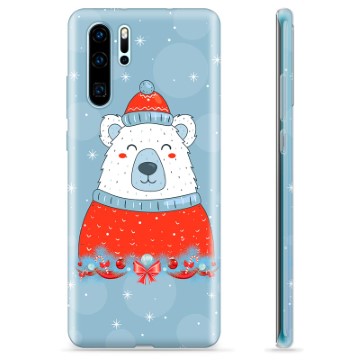 Huawei P30 Pro TPU Hülle - Weihnachtsbär