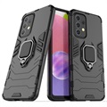 Samsung Galaxy A33 5G Hybrid Case mit Ringhalterung - Schwarz