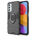 OnePlus 7 Hybrid Hülle mit Ringhalter - Schwarz